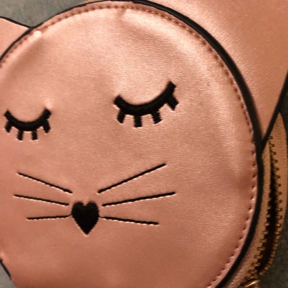 NWOT sleepy kitty coin purse - Picture 6 of 6
